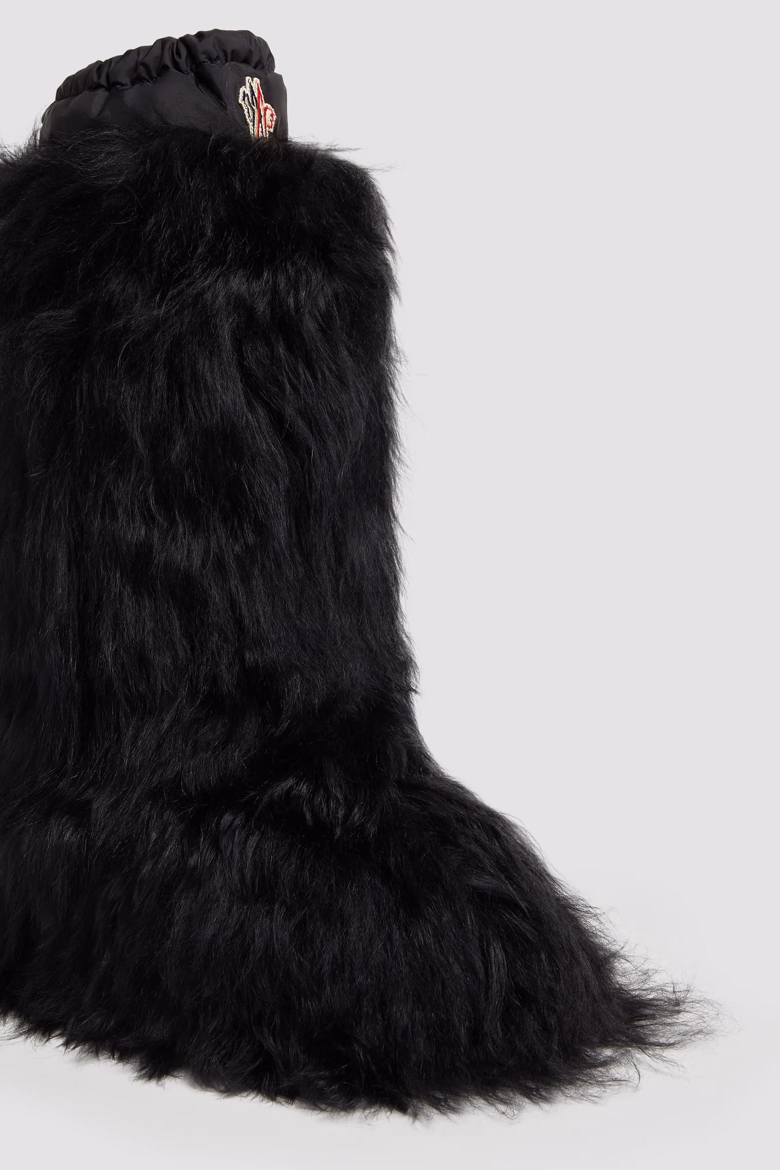 Gaia Low Shearling Boots Women Black Moncler 3